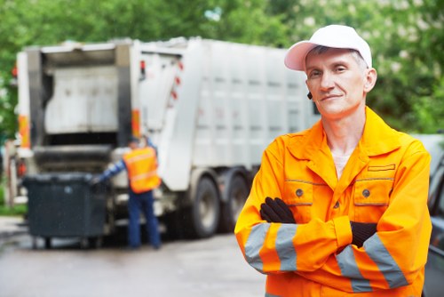 Business waste removal services in Hampstead office environment.