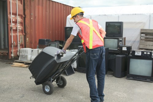 Secure document shredding during office clearance